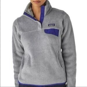 Patagonia - Women's Re-Tool Snap-T® Pullover - Purple/Grey - Size X-Small